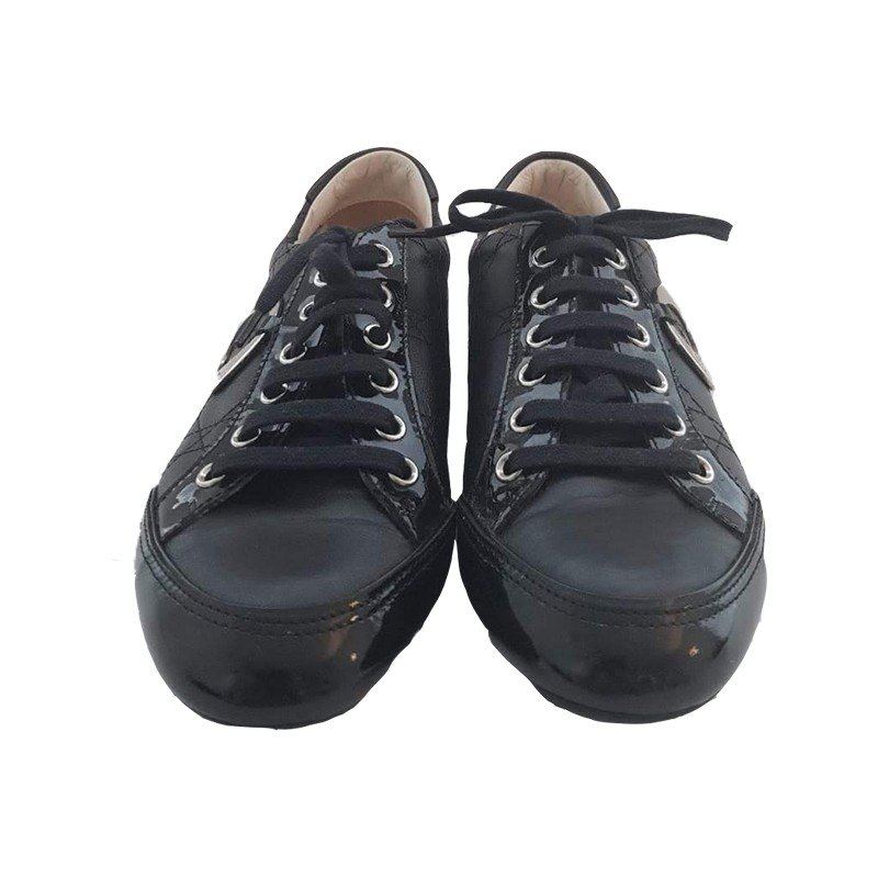 נעלים כריסטיאן דיור שחוריםשטוחות