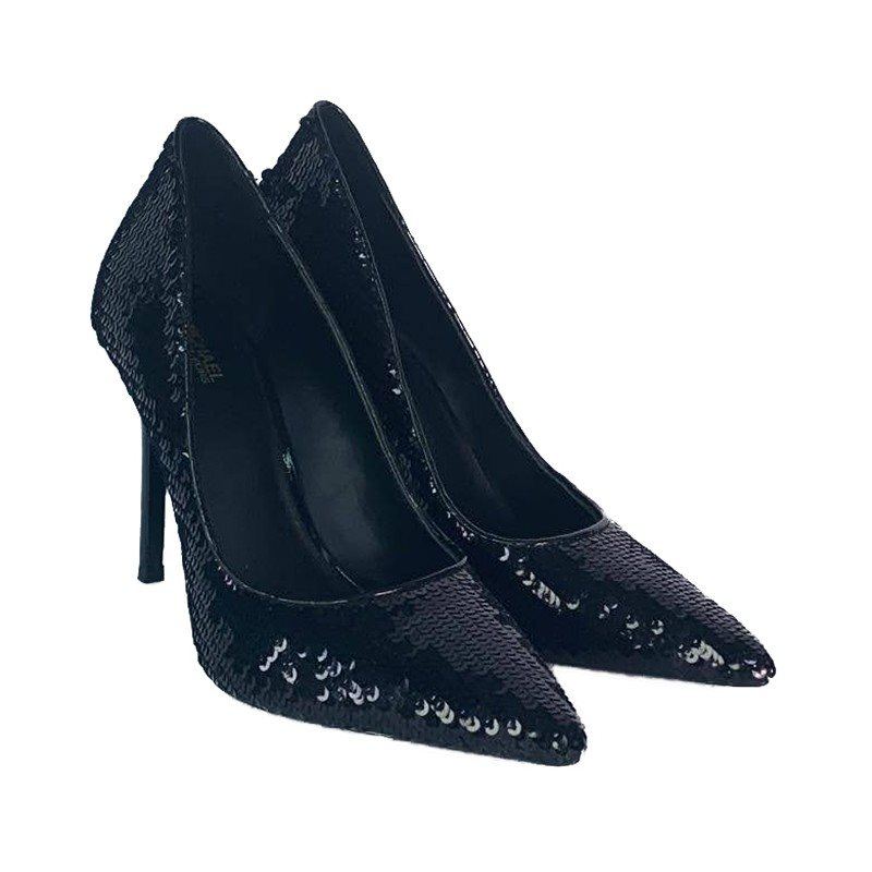 Mickel Kors Black High Heel Shoes With Sequins Michael Kors | Black  2000000028156 | Ayuchka