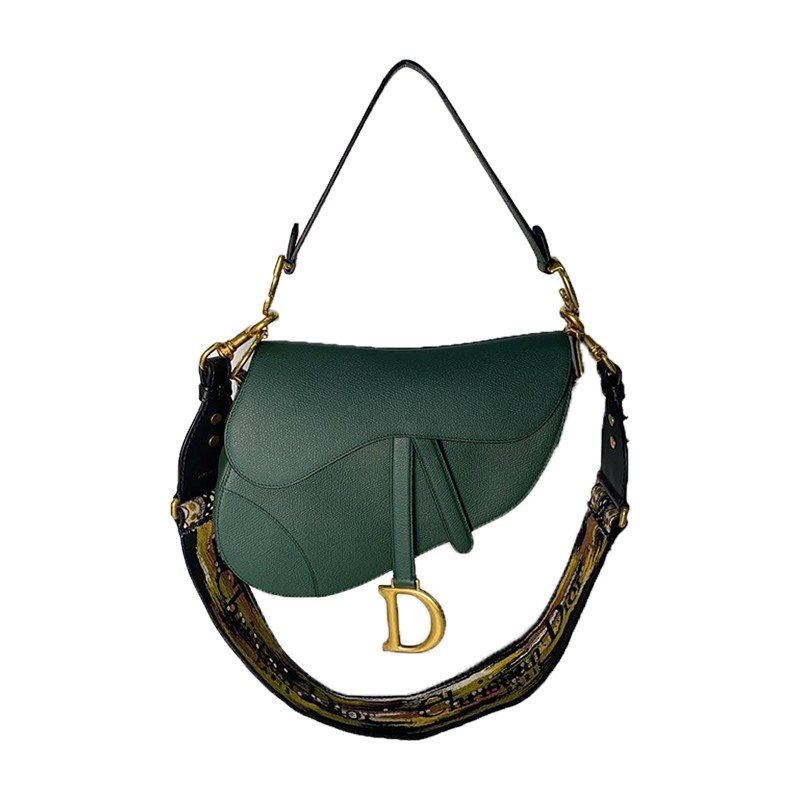 Dior Green Leather Lucky Badges My Lady Dior Top Handle Bag Dior  TLC