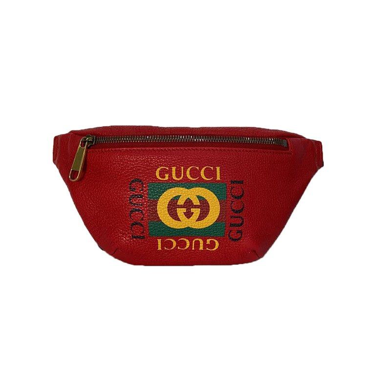 פאוץ' גוצ'י קטן אדום עם לוגו מספר סידורי: 204991527792