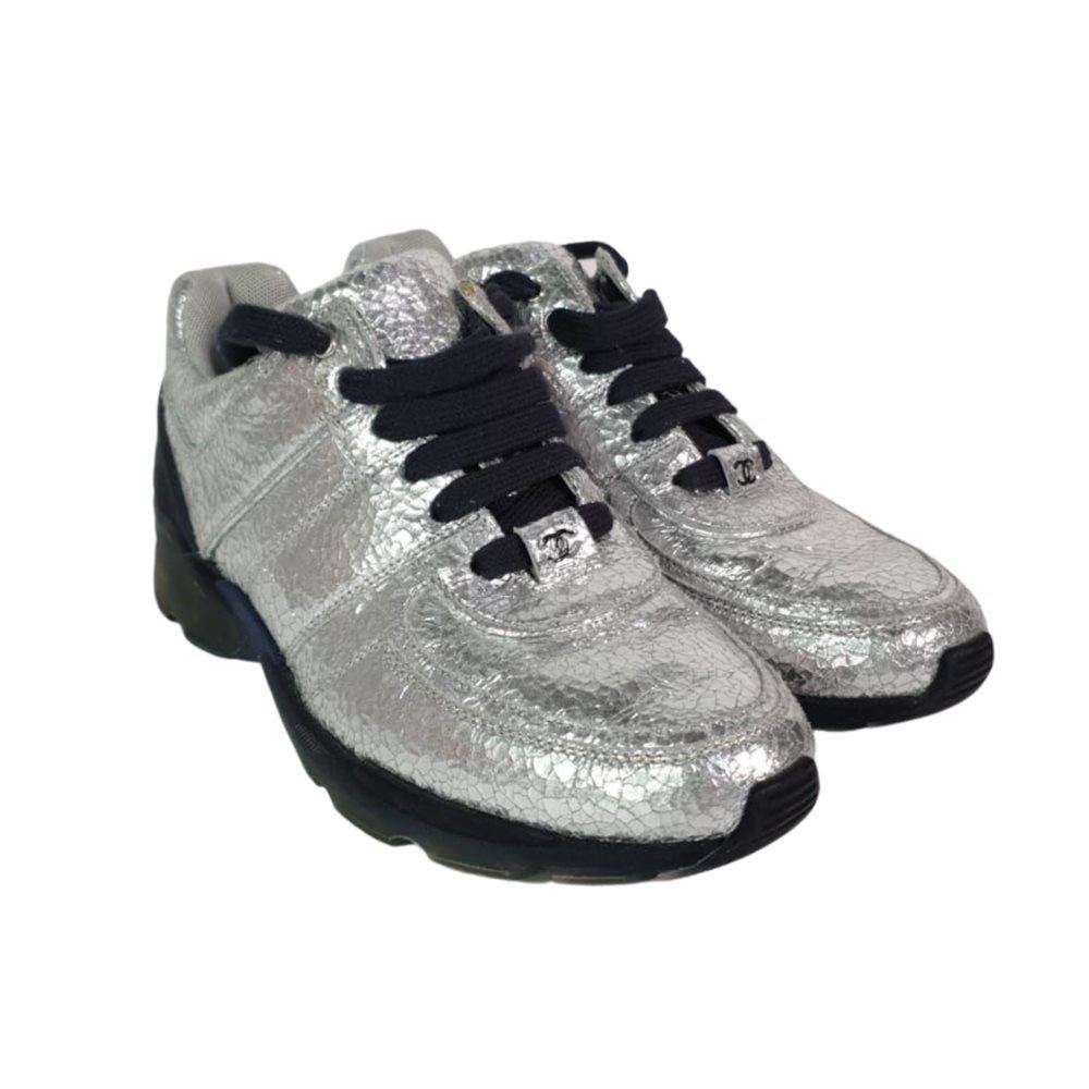 Chanel Silver Sneakers Chanel | Silver 2000000047072 | Ayuchka
