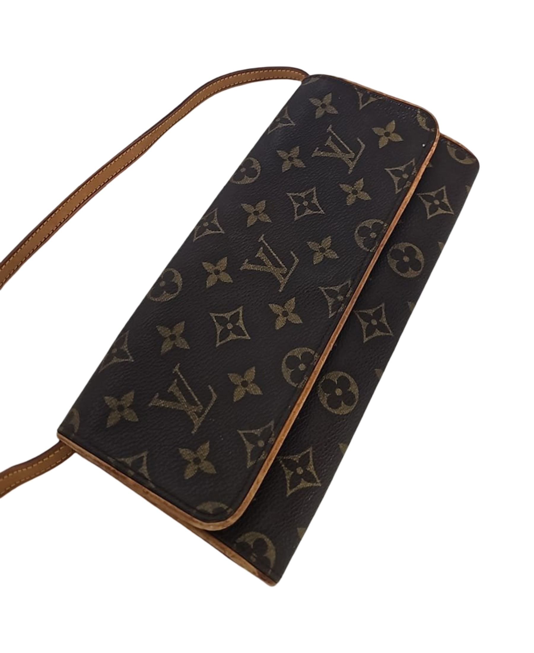 תיק קרוסבאדי ונטג' לואי ויטון Pochette Twin חום